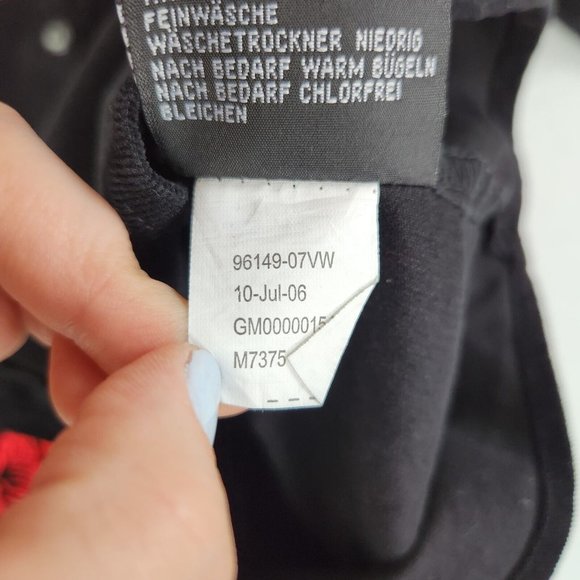 Harley Davidson Shirt Womens Medium Black Micro Cord Embroidered Dragon Corduroy - Picture 10 of 13